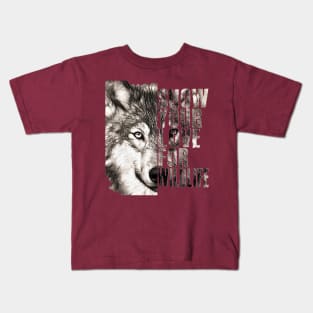 Show your love for wildlife Kids T-Shirt